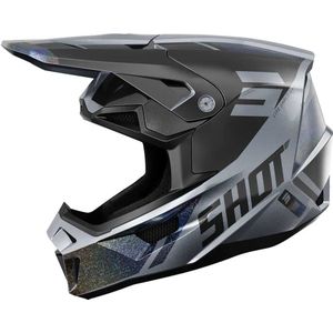 Shot Lite Ultra Offroadhelm - Zwart - Glasvezel - D3O® Impactbescherming