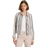 Pepe Jeans - PL402423 Bea - Jas - Wit Blauw - Casual - Viscose