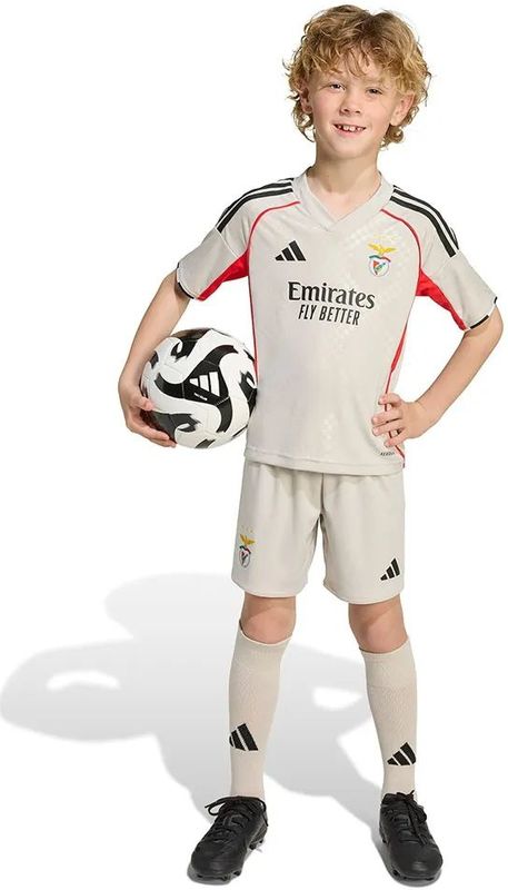 Adidas - Benfica 25/26 - Mini Weg Junior Set - Beige - 12-24 Maanden - Jongens