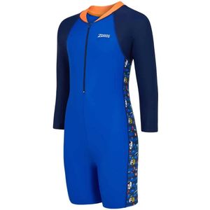 Zoggs All In One Uv-werende Jumpsuit Met Lange Mouwen Voor Kinderen