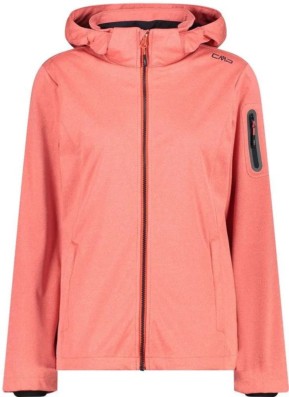 CMP - Softshell - Gemêleerde Jas - Waterdicht - Met Afneembare Capuchon