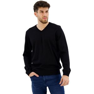 Boss Melba-p V Neck Sweater Zwart L Man