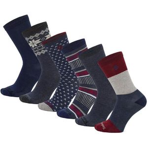 Timberland Giftable Crew Lange Sokken 6 Paren