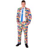 Viving Costumes Sesame Street Suit Man Custom Veelkleurig M-L