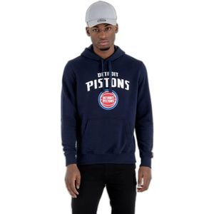 New Era - Detroit Pistons - Hoodie - Blauw - Zachte, warme stof met verstelbare capuchon