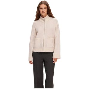 Selected - Sia - Cardigan - Met Volledige Rits - Hoge Hals - Lange Mouwen