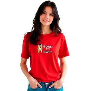 Kruskis Born To Swim T-shirt Met Korte Mouwen