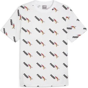 Puma Ess+ Love Wins Aop T-shirt Met Korte Mouwen