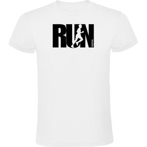 Kruskis Word Run Short Sleeve T-shirt Wit 2XL Man