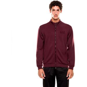 Emporio Armani - EA7 Lux Identity - Sweatshirt - Rood - Volledige Ritssluiting