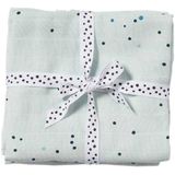 Done By Deer Swaddle 2 Pack Dreamy Dots Blauw