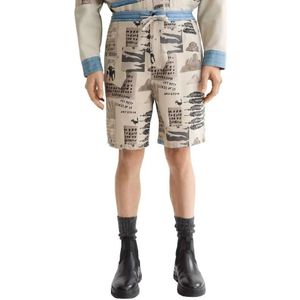 Scotch & Soda Loose Fit Printed Korte Broek