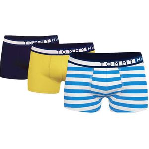 Tommy Jeans Print Boxer 3 Units Geel,Wit,Blauw S Man