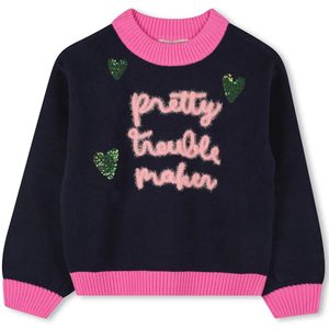 Billieblush - U21378 - Trui - Blauw - Meisjes