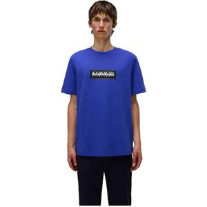 Napapijri Box Logo T-shirt Met Korte Mouwen