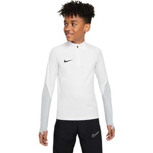 Nike Dri-fit Strike 23 Half Zip Long Sleeve T-shirt Wit 10 Years Jongen