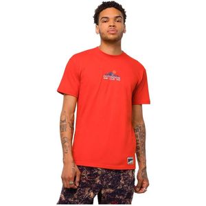 Vans - Outdoor Club T-shirt - Oranje - Katoen - Korte Mouwen