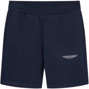 Hackett Londonvoor jongens. HK580910 Korte broek Am Track marine (13años= 157cm), Casual, Katoen, Marineblauw, kinderkleding
