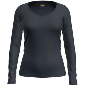 Icebreaker - Womens Siren L/S Sweetheart - Merino-ondergoed - Blauw