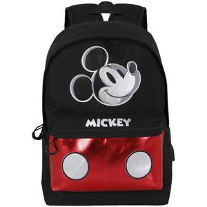 Disney Hs Silver Mickey Mouse Backpack - Iconic Rood