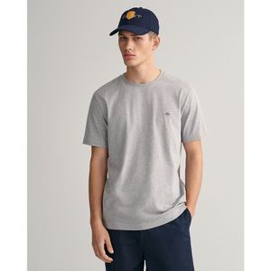 Gant Reg Shield Short Sleeve T-shirt Grijs 2XL Man