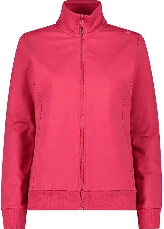 CMP - Dames Trainingsjack - Rekbaar Katoen - Met Rits - Geribbelde Mouwen