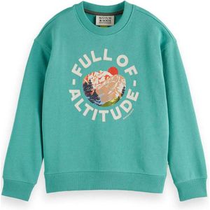 Scotch & Soda Loose Fit Front Artwork Sweatshirt