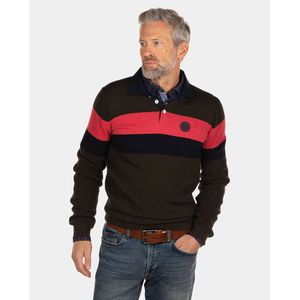 Nza New Zealand Grassmere Long Sleeve Polo Rood M Man