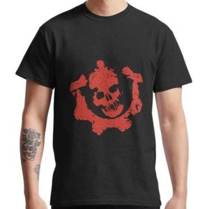 Dpi Gears Of War 5 Red Omen Skull T-shirt Met Korte Mouwen