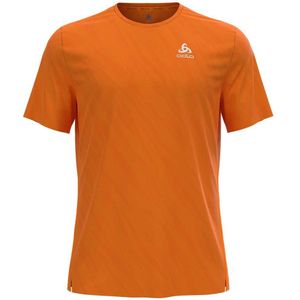 Odlo Zeroweight Enginee Short Sleeve T-shirt Oranje L Man