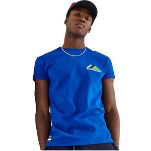 Superdry Mountain Sport Short Sleeve T-shirt Blauw L Man