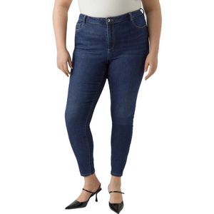 Vero Moda Curve Phia Skinny Fit Gu3113 High Waist Jeans Blauw 44 / 32 Vrouw