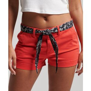 Superdry Vintage Hot Chino Shorts Rood XL Vrouw