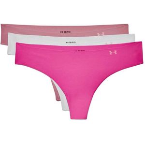 Under Armour Pure Stretch Thong 3 Units Roze XL Vrouw