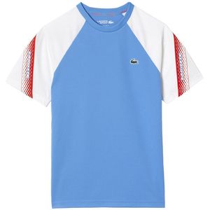 Lacoste Th5196 Short Sleeve T-shirt Blauw L Man