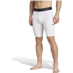 Adidas - Techfit Compression - Sportbroeken - Zwart - 83% Gerecycled Polyester