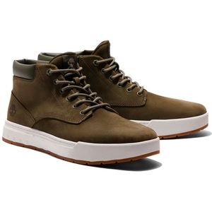 Timberland Maple Grove Leather Mid Trainers Bruin EU 46 Man