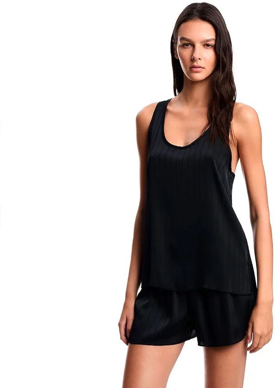 Emporio Armanivoor vrouwen. EW001934_AF15910 Zwarte nachtkleding Pyjama (XS), Homewear, Polyester