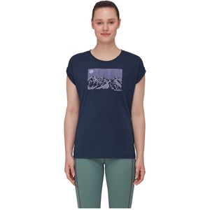 Mammut Mountain Trilogy Short Sleeve T-shirt Blauw S Vrouw