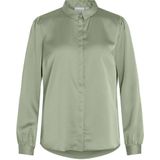 Vila Ellette Long Sleeve Shirt Groen 36 Vrouw