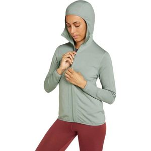 Icebreaker Merino 560 Realfleece Elemental Ii Sweatshirt Met Rits Groen Vrouw