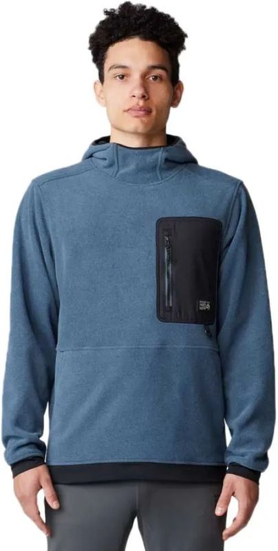 Mountain Hardwear - First Tracks - Fleece Met Kap - Gerecycled Polyester - Zacht en Comfortabel