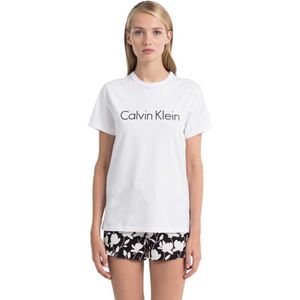 Calvin Klein Underwear Pure Cotton Regular Crew Short Sleeve T-shirt Wit L Vrouw