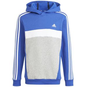 Adidas 3 Stripes Tib Fleece Hoodie Blauw 13-14 Years