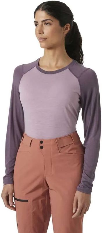 Helly Hansen - Durawool Crew - Dames Lange Mouwen Top - ZQ-gecertificeerde Merino Wol