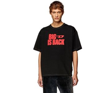 Diesel Boxt Back Short Sleeve T-shirt Zwart S Man