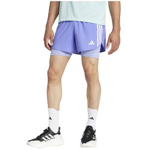 Adidas Own The Run 3 Stripes 2in1 Korte Broek