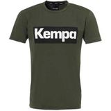 Kempa - Laganda T-shirt - Korte Mouwen - Zwart - Katoen