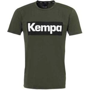 Kempa - Laganda T-shirt - Korte Mouwen - Zwart - Katoen