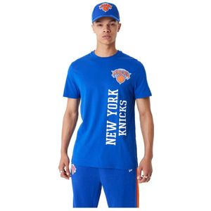 New Era Nba Team Colour New York Knicks Short Sleeve T-shirt Blauw XS Man